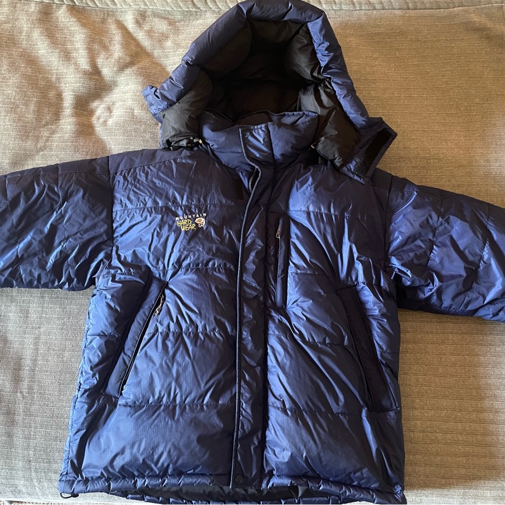 Mountain Hardware Blue Puffer Jacket